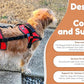 Doggie Stylz Multi-Functional Full-Body Lifting Dog Harness Vest, Designed for Front-Only, Rear-Only or Full-Body Dog Lifting. Please Measure Before Ordering.
