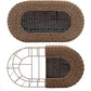 Fun Stackable Wicker Cat Hideaway House - Interactive Play Rattan Cat House for Indoor Cats Kitty, Pet Friendly Top/Side House Entry, Cat Bed Enclosed