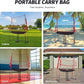 ZELUS Volleyball Training Equipment, 11x8 ft Volleyball Practice Net Station with Adjustable Height & Ball Return