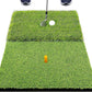 SAPLIZE Foldable Heavy-Duty Golf Hitting Mat, Practice Mat with 10mm EVA Rubber Backing, Larger Size for Indoor/Outdoor Swing and Chipping Practice, Anti-Deformation
