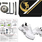 Double-Row Deform Wheel Automatic Walking Shoes Invisible Deformation Roller Skate 2 in 1 Removable Pulley Skates Skating Parkour