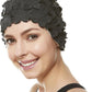 BEEMO Floral Petal Ladies Bathing Swim Cap Women Retro Swim Hat Long/Short Hair
