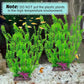 Hamiledyi Aquarium Plastic Plants Aquarium Decor Artificial Fish Tank Plants,Tall Fish Tank Decorations, Extra Large Aquarium Plant 20.4-inch Tall,2PCS