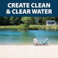 Airmax PondClear Packets, Beneficial Bacteria & Enzyme Clarifier Treatment with Ecoboost PRx, Clear & Clean Pond & Lake Water, Safe for Fish, 12-Count