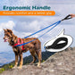 PetBonus Two Point Control Dog Leash, Works with No Pull Harnesses, No Tangle Dog Training Leashes, No Pull Padded and Reflective Walking Lead, Converts to Single Leash for Medium Large Dogs (Blue)
