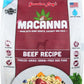 Grandma Lucy's Macanna Dog Food, Grain Free and Freeze-Dried - Beef Recipe, 3Lb Bag