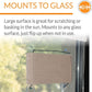 K&H Pet Products EZ Mount Cat Window Perch Kitty Sill Scratcher Cradle, Sturdy Window Perch for Large Cats, Steel Frame Scratcher Hammock with Strong Suction Cups for Glass - 20 X 11in Cardboard