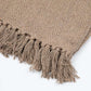 Arkwright Common Ground Bulk Blankets - Pack of 12 - Reversible 100% Cotton All Season Lightweight Couch Bed Throws for Wedding Guests, Travel, and Outdoor Events, 50 x 70 in, Coffee
