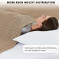 L'AGRATY Knitted Weighted Blanket - 50"x60" 7lbs Cooling Chunky Knit Heavy Blanket for Adults Braided Crochet Throw Thick Cable Yarn Knit Decorative No Beads Evenly Weighted Machine Washable