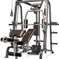 MARCY Smith Cage Workout Machine Full Body StrengthTraining Home Gym Equipment System with Leg Developer, Press Bar, PEC Deck, and Squat Rack