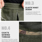 FREE SOLDIER Men's Outdoor Softshell Fleece Lined Cargo Pants Snow Ski Hiking Pants with Belt