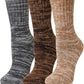 Merino Wool Boot Socks Thermal Winter Ski Thick Warm Hiking Socks for Women Men 3 Pairs
