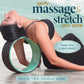 Florensi Back Roller - Back Stretcher, Back Cracker, Yoga Wheel, Deep Tissue Massager - for Back Pain Relief, Back Cracking, Yoga Stretching, Trigger Point Therapy - Foam Padded Rollers