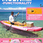MOUSA 10‘8/11'×35" Extra Wide Inflatable Stand Up Paddle Board, Stable Paddleboard SUP for 2 People/Family, Anti-Slip Full EVA Deck, 3 Handles, 100L Backpack, All-Round Sup Board, Big Fin
