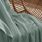 Bedsure 100% Cotton Large Throw Blanket for Couch 50x70 inches - Breathable and Soft, Waffle Weave Throw Blanket for Office, Sage Green