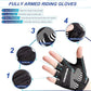 KINGSBOM Breathable Cycling Gloves, Shock-Absorbing Bike Gloves with Light Silicone Gel Pad, Anti-Slip Bicycle Gloves for Men and Women