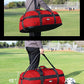 Fitdom 132L 36" Heavy Duty Extra Large Sports Gym Equipment Travel Duffel Bag W/Adjustable Shoulder & Compression Straps. Perfect for Soccer Baseball Basketball Hockey Football Team Coaches & More