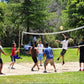 Volleyball Poles, Volleyball Net for Backyard Adjustable Height Poles, Outdoor Portable Volleybal Net Training Stands, Heavy Duty Badminton Nets Sets,for Adults Youth