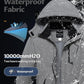 CREATMO US Men's Mountain Waterproof Ski Jacket - Windproof Snowboarding Warm Winter Coat Raincoat