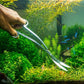 Mandala Crafts Extra Long Stainless Steel Curved Aquarium Scissors for Trimming Aquatic Plants – Wave Aquascape Scissors for Fish Tanks, Hospital Tanks, Goldfish Bowls, Aquariums, and Terrariums