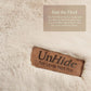 UnHide Floof Pet Pillow - Extra Soft Dog Bed Pillow- Removable Faux Fur Cover - Machine Washable - Helps Ease Pet Anxiety & Provides The Perfect Sleep, 28 x 36 x 5, 10lbs - Beige