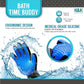 KENNELS & KATS Pet Grooming Gloves | Deshedding Glove for Easy, Mess-Free Grooming | Grooming Mitt for Dogs, Cats, Rabbits & Horses with Long/Short/Curly Hair | Pet Hair Gloves for Pet Hair Removal