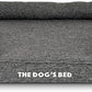 The Dog’s Bed, Large Grey Linen 36x27, Memory Foam, Pain Relief: Arthritis, Hip & Elbow Dysplasia, Post Surgery, Lameness, Supportive, Calming, Waterproof Washable Cover, Veterinary Approved