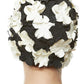 BEEMO Floral Petal Ladies Bathing Swim Cap Women Retro Swim Hat Long/Short Hair