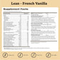 VitaHustle ONE Superfood Lean Protein Powder, All-in-One Nutrition Shake, 10g Plant Protein, Multivitamins, Ashwagandha, Low Calorie, Postbiotics, 15 Servings