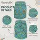 Parisian Pet Tribal Camp Beach Outfit - 100% Cotton Summer Clothes - Stylish Dog Costume - Breathable and Cool Pet Clothing - Machine Washable Shirts for Medium Dogs - M