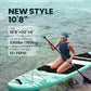 Inflatable Paddle Board,Stand Up Paddle Board Set, Extra Wide SUP Board with Removable Fin, Floating Paddle, Hand Pump, Waterproof Phone Pouch,Traveling Board