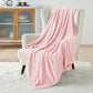 Bedsure Pink Fleece Throw Blanket for Couch - 300GSM Cozy Soft Blankets for Women, Cute Small Fleece Throws for Girls, Pink Home Decor Gifts, 50x60 Inches