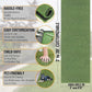 Ottomanson Artificial Turf Golf Hitting Mat 6'6" x 10' Indoor/Outdoor Waterproof Synthetic Fake Grass for Putting Practice Baseball Football Sports Gym Backyard, Custom Size 2' up to 30'