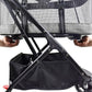 ROODO Fashion 3-in-1 Dog Cat Stroller with Detachable Carrier&Car Seat Combo Best Lightweight Folding Portable All-Terrain Travel Pet Gear Puppy Doggie Kitty Stroller for up to 30 lbs(Grey Lattice)