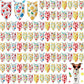 100 Pcs Fruit Dog Bandanas Bulk Summer Bandanas for Dogs Hawaiian Soft Bibs Adjustable Triangle Scarf for Small Medium Large Pet Costume
