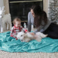 Bedsure Fleece Throw Blanket for Couch River Blue - Lightweight Plush Fuzzy Cozy Soft Blankets and Throws for Sofa, 50x70 inches