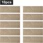 COSY HOMEER Edging Stair Treads Non-Slip Carpet Mat 28inX9in Indoor Stair Runners for Wooden Steps, Edging Stair Rugs for Kids and Dogs, 100% Polyester TPE Backing (10pc, Beige)
