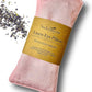 Organic Linen Eye Pillow - Lavender & Flaxseed for Relaxation, Yoga, Stress Relief - Microwavable Heating Pad & Cool Compress - Made in USA - Gifts for Meditation
