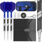 TARGET Darts 975 Ultra Marine 97.5% Tungsten Steel Tip Darts Set - Swiss Point Darts with K-Flex Integrated Flight and Shaft – Includes Dart Takoma Wallet, SP Tool, Dart Tips