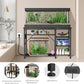 40-50 Gallon Fish Tank Stand: Heavy Duty Aquarium Stand with Power Outlets and Cabinet for Fish Tank Accessories Storage - Metal Frame, 1000LBS Capacity, Suitable for Fish & Reptile Terrariums