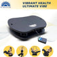Vibration Plate Exercise Machine Ultimate Vibe with Workout Poster - Whole Body Vibrating Plate Exercise Machine with Resistant Bands – Remote Control Included