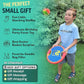 Fun Bouncy Paddle & Stringy Ball Toss & Catch Game - Easy to Use for Kids All Ages - Soft Foam Design for Safe Play Indoors or Outdoors - Also Works as Flying Disc - Great Gift Idea for Boys & Girls