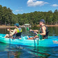 Perception Tribe 13.5 Sit on Top Tandem Kayak for All-Around Fun Large Rear Storage with Tie Downs