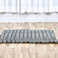 Leewadee Zabuton Seating Cushion – Square Floor Seat for Meditation Exercises, Light Yoga Mat Filled with Kapok