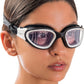 AqtivAqua Swimming Goggles, DX Wide View Swim Goggles for Adult Men Women, Anti Fog No Leaking