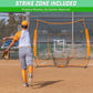 GoSportsGoSports Team Tone 7' x 7' Baseball & Softball Practice Hitting & Pitching Nets in Team Colors