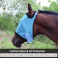 Horse Fly Mask, with UV Protection Horse Fly Mask, Full Face Fine Mesh Coverage Provide Better Vision and Airflow for Horse