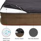 Bedsure Orthopedic Dog Beds for Small Dogs - Washable Small Dog Cat Bed Waterproof, Comfort Pet Couch Sofa with Washable Removable Cover, Pets Bed with Nonskid Bottom, Brown, 24"