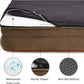 Bedsure L Plus Orthopedic Dog Bed for Large Dogs - Washable Dog Cat Bed Waterproof, L Plus Big Comfort Dogs Couch Sofa with Washable Removable Cover, Pet Bed with Nonskid Bottom, Brown, 38"