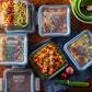 Snapware Total Solutions (5-Pack, 4 Cup) Glass Food Storage Containers Set, Airtight & Leakproof Locking BPA-Free Lids, Freezer Dishwasher Microwave Safe